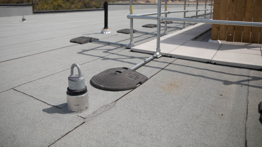 roof fall protection anchors